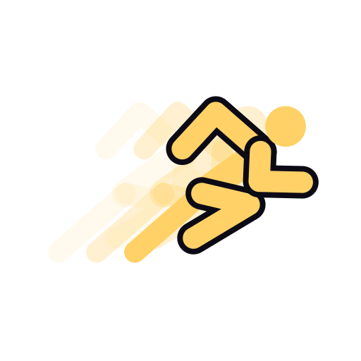 밤 배경의 골드 마크